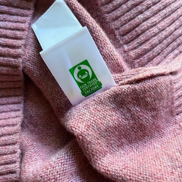 J.Crew Lambswool Supersoft Crewneck Sweater Pink Marl Men’s Small - Picture 5 of 6